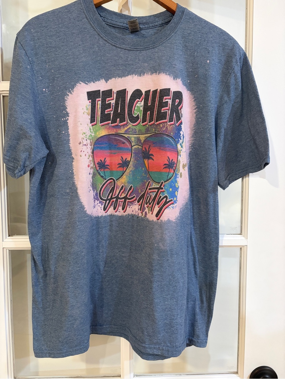 Teacher on Break Shirt Women’s Short Sleeve Graphic Tee Summer Teacher Casual